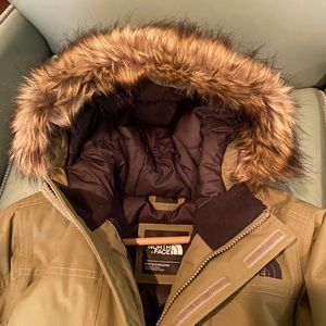 Boys Northface Hoodie Jacket - Removable Faux Fur